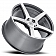 Ultra Wheel Elite 432 - 20 x 8.5 Black With Diamond Cut Face - 432-2865GN+40
