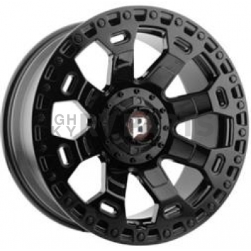 Ballistic Wheels 975 Moab - 20 x 9 Black With Natural Accents - 975290050-12GB