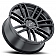 Ultra Wheel Ghost 441 - 22 x 9.5 Black - 441-2284BK+25