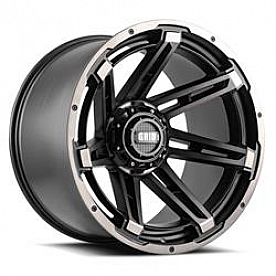 Grid Wheel GD12 - 24 x 14 Black - GD1224140870T725