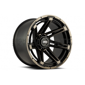 Grid Wheel GD12 - 20 x 9 Black - GD1220090027T178