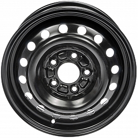 Dorman OE Solutions Wheel - 15 x 5.5 Black Steel - 939-239