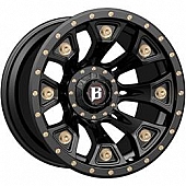 Ballistic Wheels 976 Warhammer - 20 x 9 Flat Black - 976290050-12FB