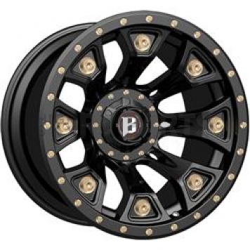Ballistic Wheels 976 Warhammer - 20 x 9 Flat Black - 976290050-12FB