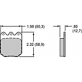 Wilwood Brakes Brake Pad - 150-9765K