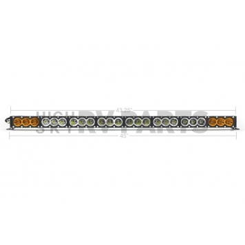 Cali Raised LED Light Bar - LED 43 Inch Straight - 2156976170-4