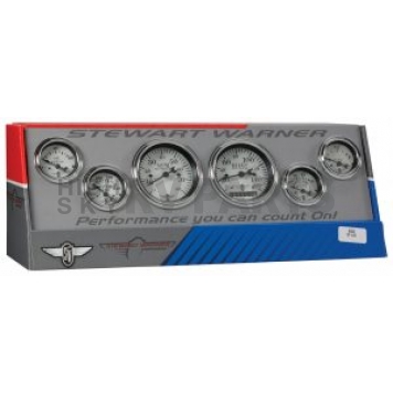 Stewart Warner Gauge Fuel Level/ Oil Pressure/ Speedometer/ Tachometer/ Voltmeter/ Water Temp 82222