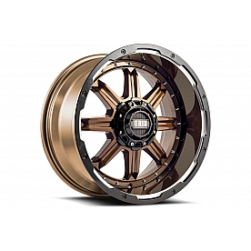 Grid Wheel GD10 - 20 x 9 Bronze With Black Lip - GD1020090655R1810