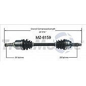 TrakMotive CV Axle Shaft - MZ-8159