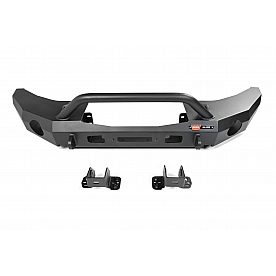 Warn Bumper Elite Series 1-Piece Design Steel Black - 107856