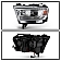 Spyder Automotive Headlight Assembly Set Of 2 - 5087409