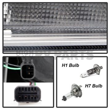 Spyder Automotive Headlight Assembly Set Of 2 - 5087409-5