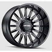 Mayhem Wheels Utopia 8114 - 20 x 9 Black With Natural Accents - 8114-2936BM18