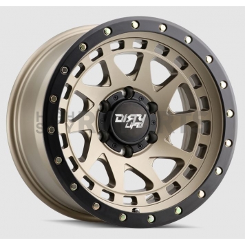 Dirty Life Race Wheels Enigma Pro 9311 - 17 x 9 Gold With Black Lip - 9311-7983MGD38