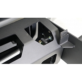 Fab Fours Winch Mount - 16500 Pound To 18000 Pound Winches Black - KC20N37501