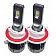 Recon Accessories Headlight Bulb Set Of 2 - 64H10LEDHP