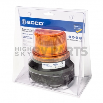 Ecco Electronic Warning Light LED - 6465A-MG-CS-1