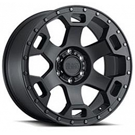 Black Rhino Wheel Gauntlet - 17 x 8.5 Black With Gun Metal Bolts - 1785GLT005140M78