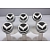 American Car Craft Fluid Cap Cover Set 053014YLW