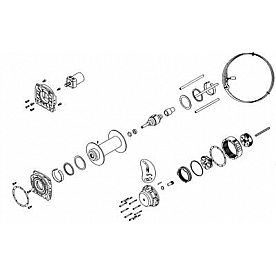 Warn Winch Hydraulic Fixed Mount - 36635