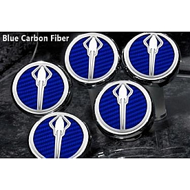 American Car Craft Fluid Cap Cover Set 053015BLU