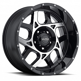 Ultra Wheel Colossus 250 - 20 x 12 Black With Diamond Cut - 250-2350U44