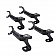 Go Rhino Roof Rack Mounting Adapter Steel Single - 5950010T