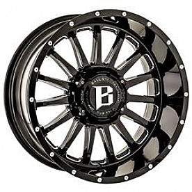 Ballistic Wheels 964 Machete - 20 x 10 Black With Natural Windows - 964200050-24GBX