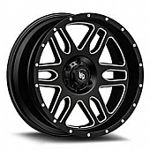 LRG Wheels Squadron 116 - 20 x 10 Black With Natural Accents - 621073924N