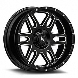 LRG Wheels Squadron 116 - 20 x 10 Black With Natural Accents - 621073924N