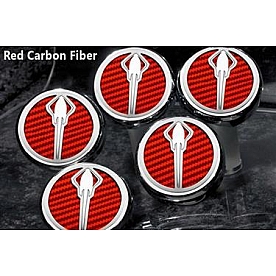 American Car Craft Fluid Cap Cover Set 053015RD