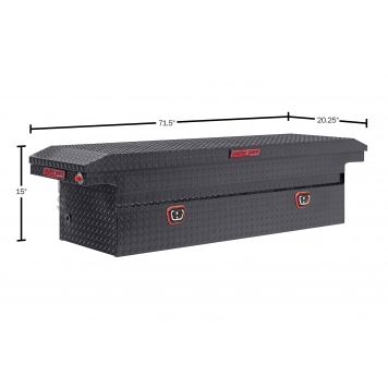 Weather Guard (Werner) Tool Box Crossover Aluminum 10.2 Cubic Feet - 121603-2