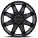 Ultra Wheel Phantom 225 - 16 x 8 Black - 225-6882SB+10