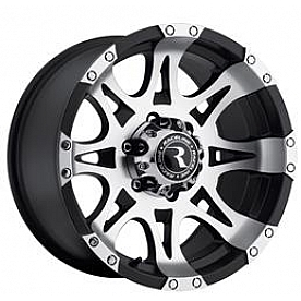 RaceLine Wheel 982 Raptor 16 x 8 Black With Natural Face - 982-68080