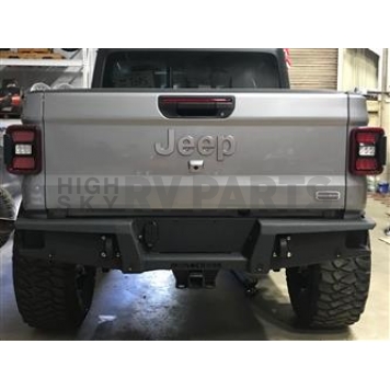 Iron Cross Bumper 1-Piece Stubby Base Steel Black - GP2004