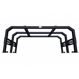 Fishbone Offroad Bed Cargo Rack 500 Pound Capacity Steel Black - FB21219