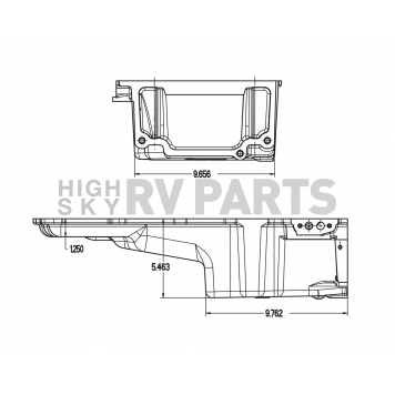 Holley Performance Oil Pan - 302-2-2