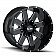 ION Wheels Series 141 - 20 x 10 Black With Natural Accents  - 141-2176M