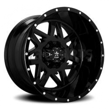 RBP Wheel 71R Avenger 22 x 12 Black With Natural Accents - 71R-2212-87-44BG