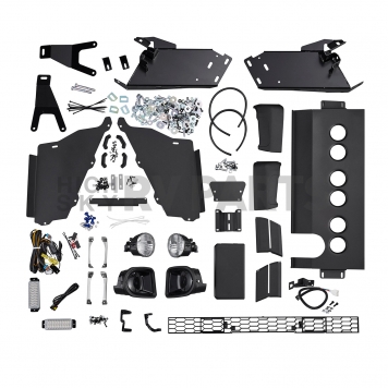 ARB Bumper Steel Textured Powder Coated Summit Bar Black - 3423160K2-3