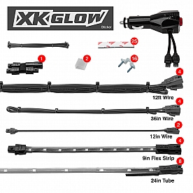 XK Glow Multi Purpose Light LED 8 Inch/ 24 Inch Strip - 041005B