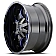Mayhem Wheels Warrior 8015 - 20 x 9 Black With Prism Blue Accents - 8015-2976BTB