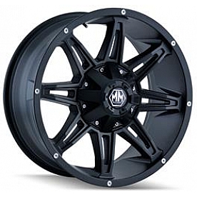 Mayhem Wheels Rampage 8090 - 18 x 9 Black - 8090-8956MB18