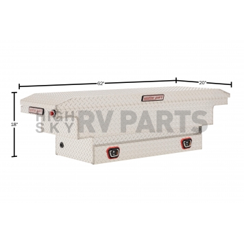 Weather Guard (Werner) Tool Box Crossover Aluminum 8 Cubic Feet - 137003-2