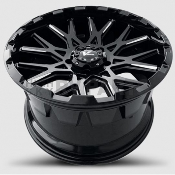 Wheel Replica VR10 Recoil - 22 x 12 Black With Natural Accents - VR10-2215844GBM-1