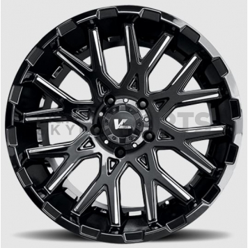 Wheel Replica VR10 Recoil - 22 x 12 Black With Natural Accents - VR10-2215844GBM-2