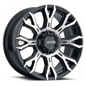 Ultra Wheel 123 Scorpion - 18 x 9 Black With Natural Accents - 123-8905U+01