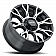 Ultra Wheel 123 Scorpion - 18 x 9 Black With Natural Accents - 123-8905U+01