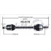 TrakMotive CV Axle Shaft - HO-8178