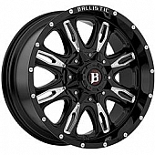 Ballistic Wheels 953 Scythe - 20 x 9 Black With Natural Windows - 953290271+00GBX